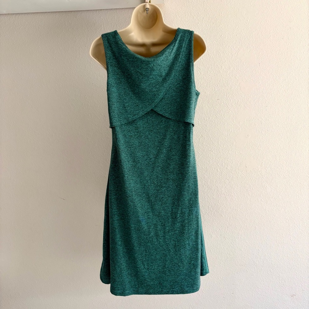 Patagonia Seabrook Dress Womens M Teal UPF 50 Travel Athleisure Sleeveless - Picture 4 of 10